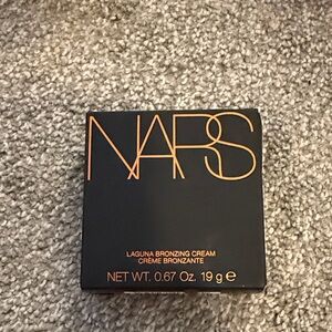 NARS Laguna Bronzing Cream Compact — Black Case with Gold Lettering
